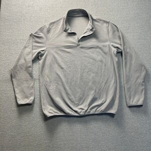 Willit Quarter Zip Pullover Mens Large Gray Performance Stretch Golf Hiking Top